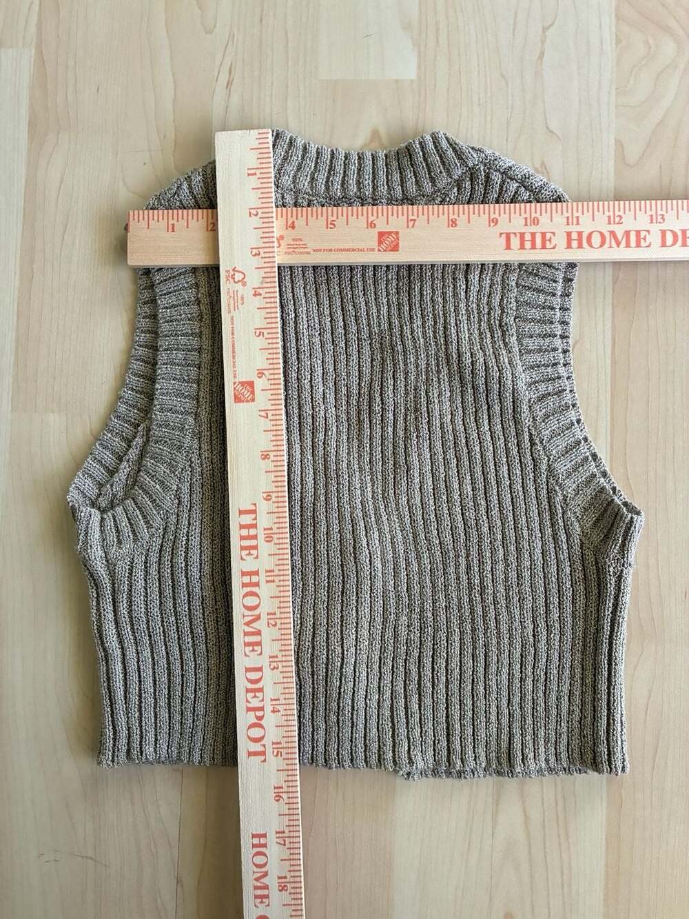 Forever 21 Ribbed Knit Button-Front Sweater Vest Size S - Picture 3 of 3
